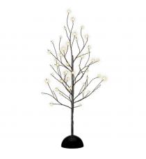 Dekorativní LED světelný strom s 48 LED, 60 cm, černý