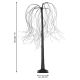 Vánoční dekorace - světelný strom - smuteční vrba, 150 cm, 96 LED