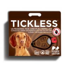 Ultrazvukový repelent TickLess Pet proti klíšťatům, hnědý