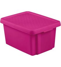 Úložný box s víkem 16L - fialový CURVER