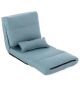 Pohodlné rozkládací křeslo, 220 x 60 x 14 cm, světle modrá