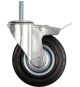 Kolečko otočné s brzdou - 100 mm