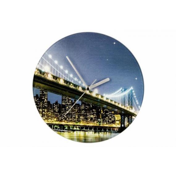 Nástěnné hodiny WENKO  27cm - Brooklyn Bridge
