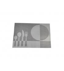 Praktické prostírání na stůl FOOD - 30x45 cm, šedá