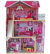 Infantastic Dřevěný domeček pro panenky, 121 x 80 x 41 cm