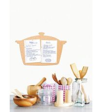 Nástěnka Securit Cork Board POT, korek, 6 špendlíků