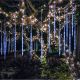 Vánoční LED osvětlení - padající sníh, 240 LED, modré