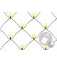 Vánoční LED světelná síť 2 x 2 m, 160 diod, teple bílá