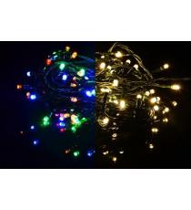 Vánoční světelný řetěz 9,9 m, 100 LED, 9 blikajících funkcí