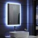 Aquamarin Koupelnové LED zrcadlo, 80 x 60 cm