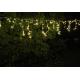 Vánoční světelný déšť - 5 m, 144 LED, teple bílý