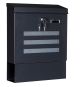STILISTA Nástěnná poštovní schránka 35 x 44 x 11 cm, ocel