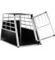 Hliníková přepravní klec pro psy 65 × 90 × 69 cm, 13 kg