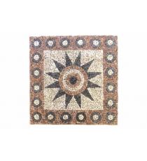 DIVERO – mozaika Květina, 120 cm x 120 cm