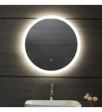 AQUAMARIN Koupelnové LED zrcadlo kulaté - 60 cm
