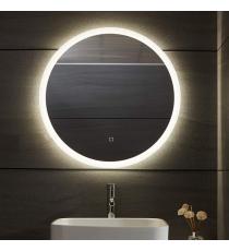 AQUAMARIN Koupelnové LED zrcadlo kulaté - 70 cm
