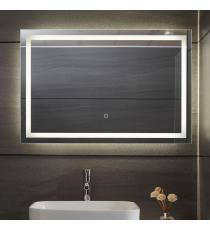 Aquamarin Koupelnové zrcadlo s LED osvětlením, 90 x 60 cm
