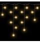 NEXOS Vánoční světelný déšť, 600 LED, 15 m, teplá bílá